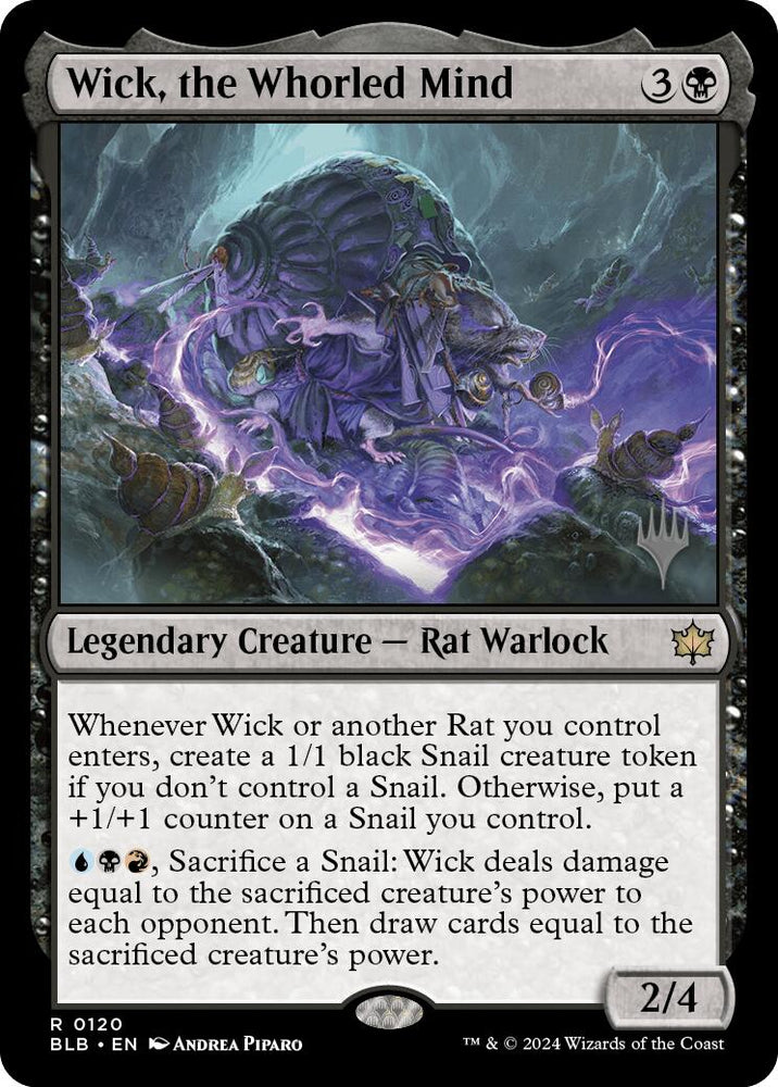 Wick, the Whorled Mind (Promo Pack) [Bloomburrow Promos] Magic: The Gathering