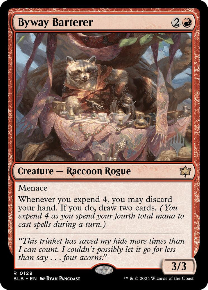Byway Barterer (Promo Pack) [Bloomburrow Promos] Magic: The Gathering