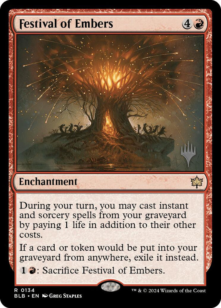 Festival of Embers (Promo Pack) [Bloomburrow Promos] Magic: The Gathering