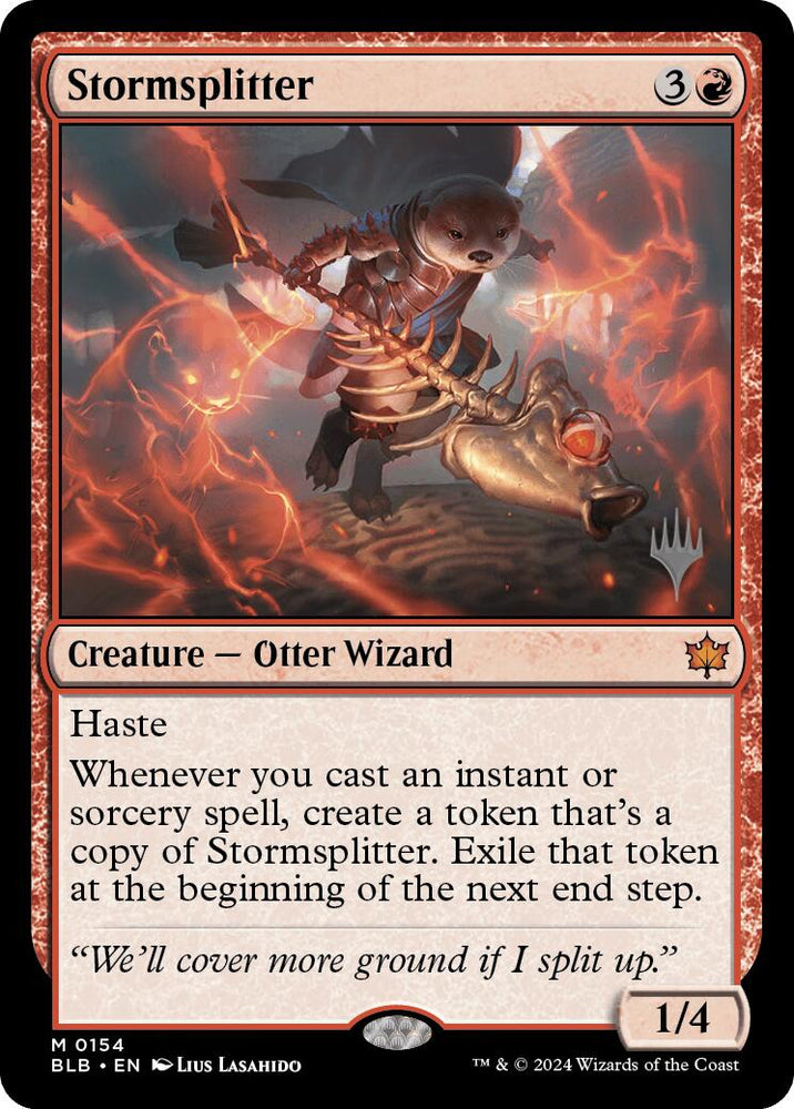 Stormsplitter (Promo Pack) [Bloomburrow Promos] Magic: The Gathering