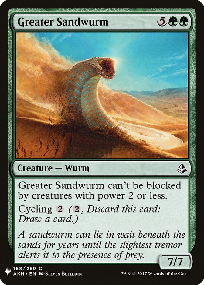 Greater Sandwurm [Mystery Booster] Magic: The Gathering