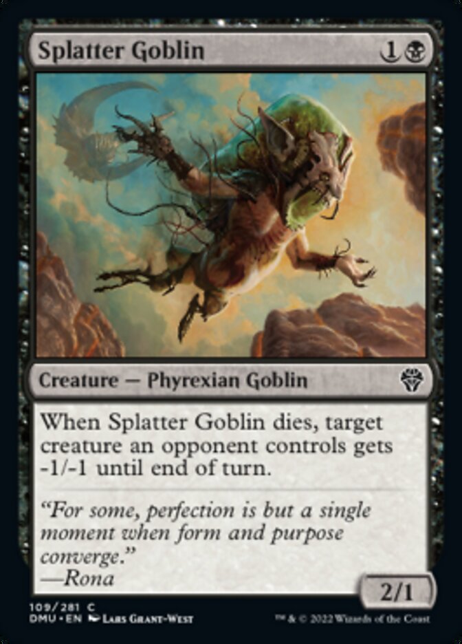 Splatter Goblin [Dominaria United] Magic: The Gathering