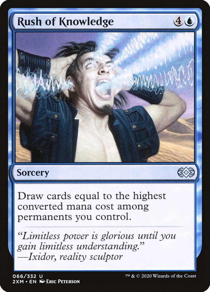 Rush of Knowledge [Double Masters] Magic: The Gathering