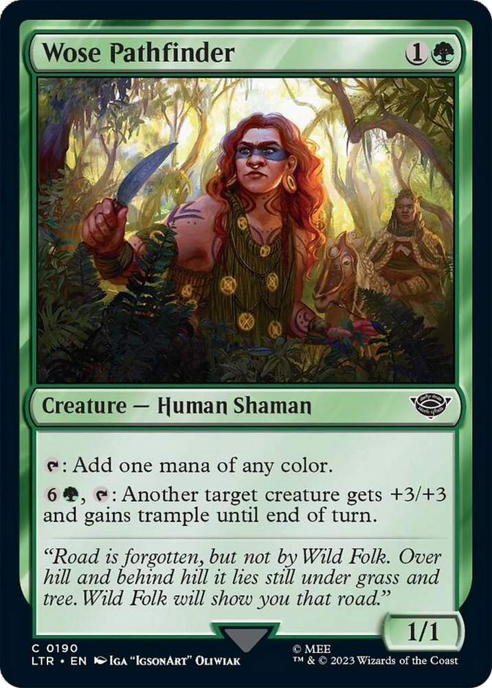 Wose Pathfinder [The Lord of the Rings: Tales of Middle-Earth] Magic: The Gathering