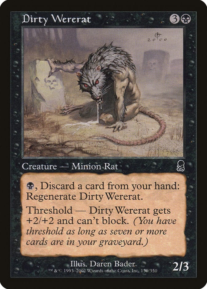 Dirty Wererat [Odyssey] Magic: The Gathering