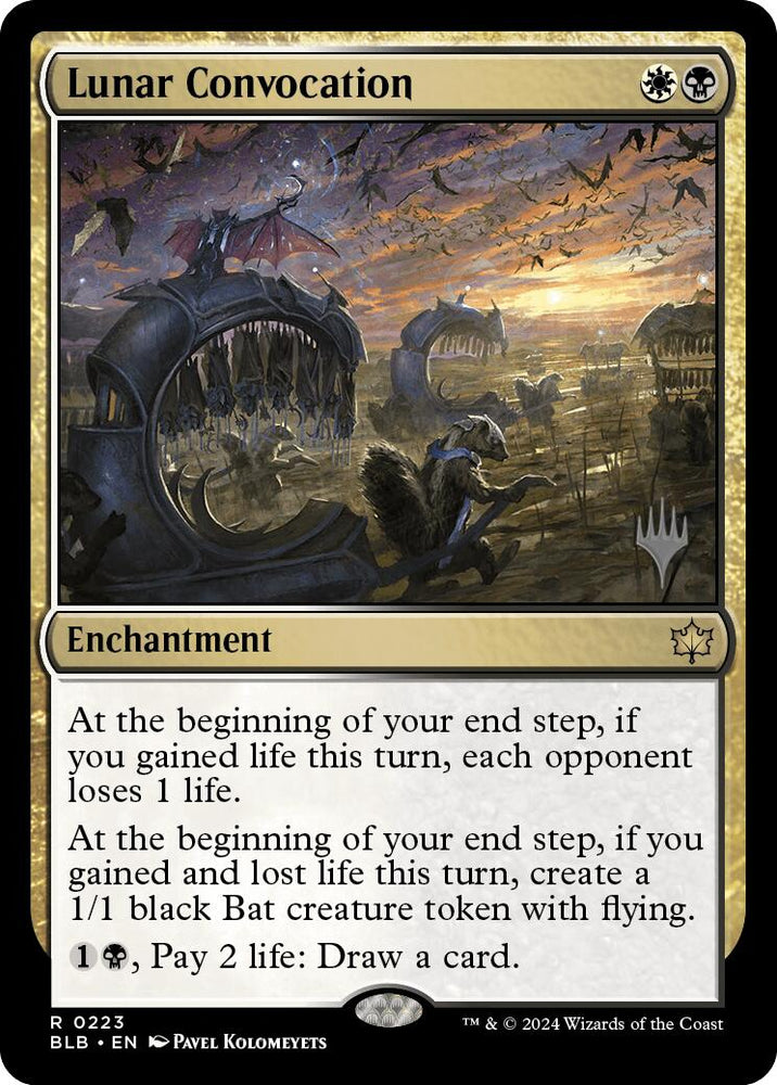 Lunar Convocation (Promo Pack) [Bloomburrow Promos] Magic: The Gathering