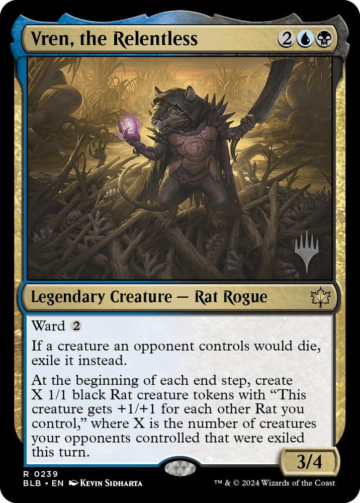 Vren, the Relentless (Promo Pack) [Bloomburrow Promos] Magic: The Gathering