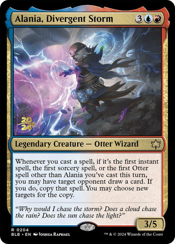 Alania, Divergent Storm [Bloomburrow Prerelease Promos] Magic: The Gathering