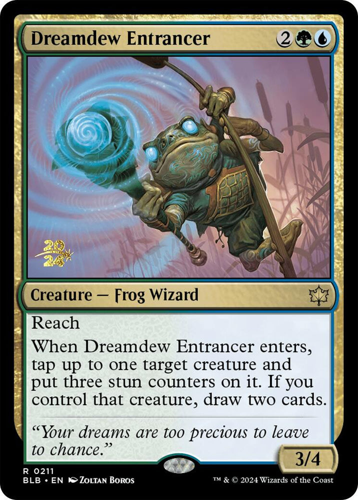 Dreamdew Entrancer [Bloomburrow Prerelease Promos] Magic: The Gathering