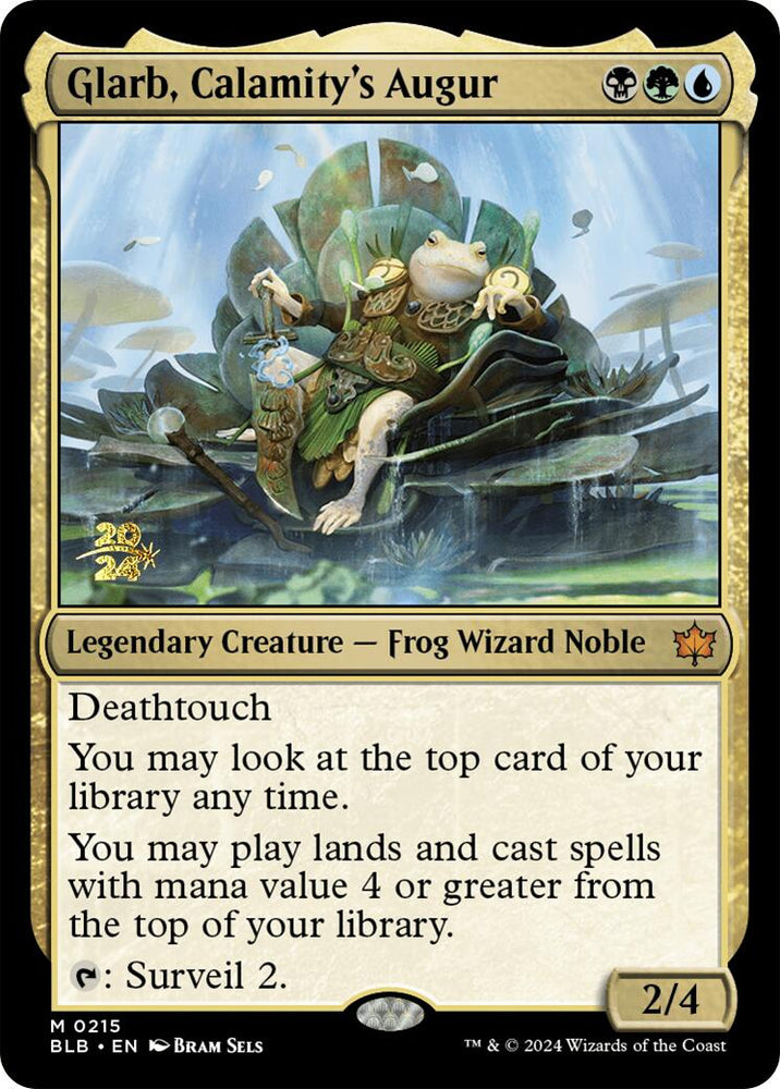 Glarb, Calamity's Augur [Bloomburrow Prerelease Promos] Magic: The Gathering