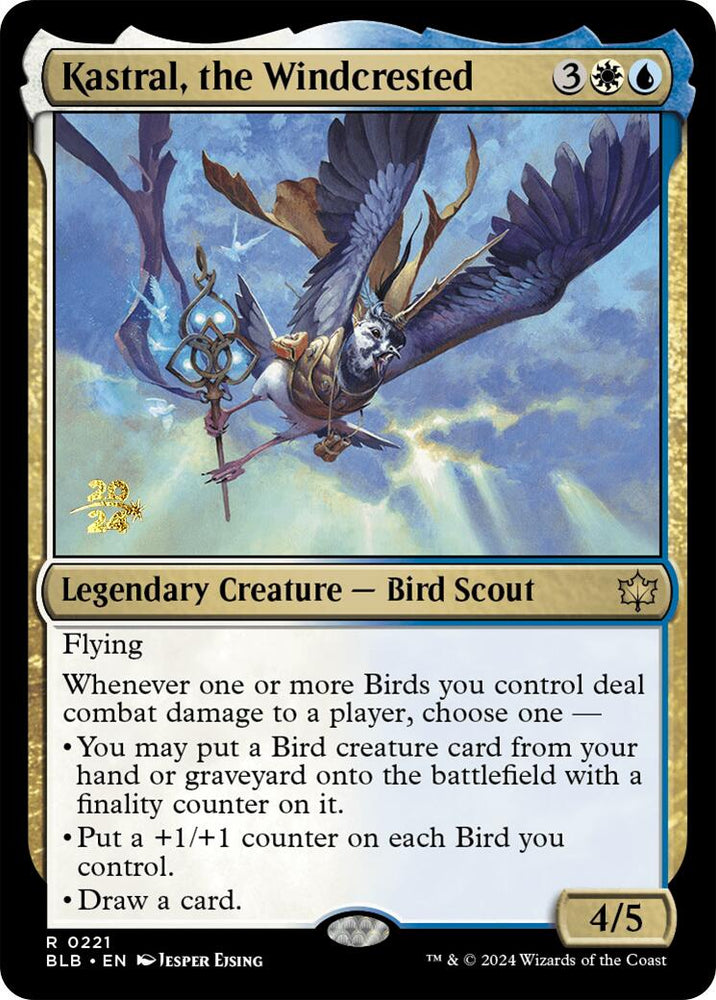 Kastral, the Windcrested [Bloomburrow Prerelease Promos] Magic: The Gathering