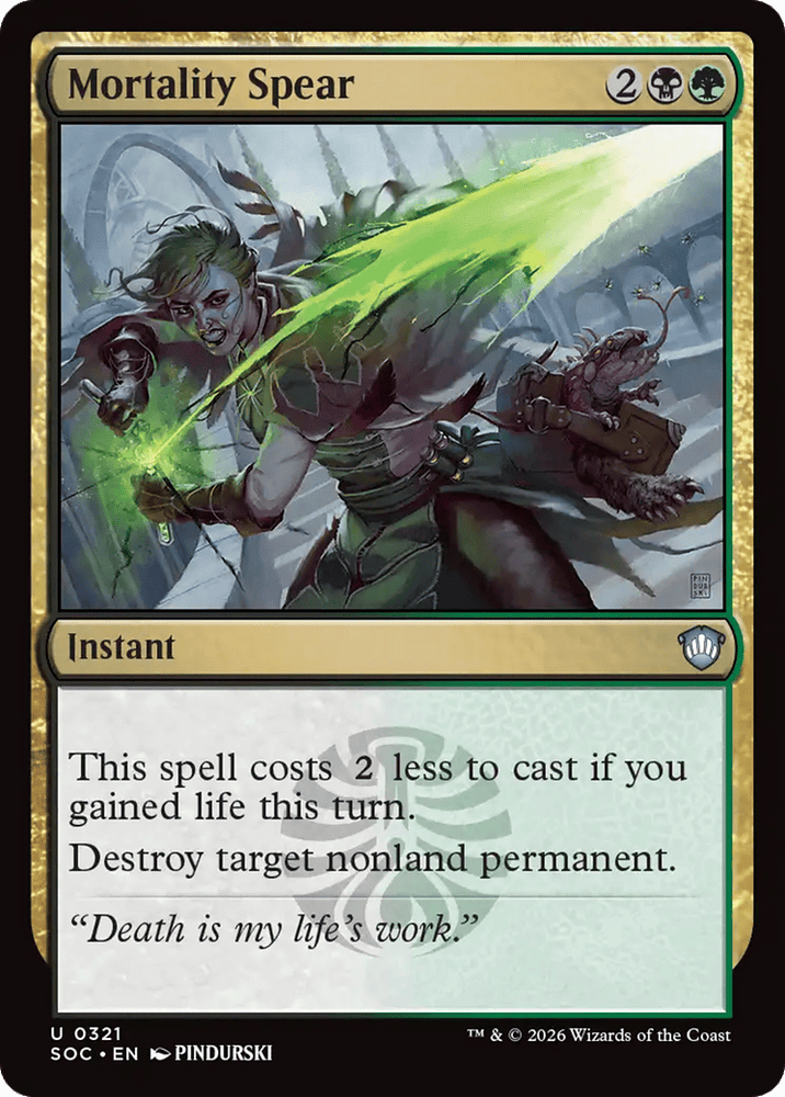 Mortality Spear [Secrets of Strixhaven Commander]