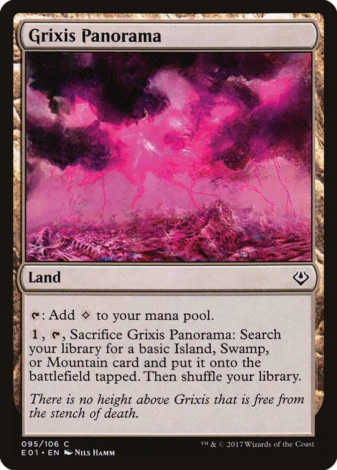Grixis Panorama [Archenemy: Nicol Bolas] Magic: The Gathering