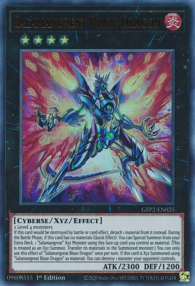 Salamangreat Blaze Dragon [GFP2-EN025] Ultra Rare - Yugioh Cards For Your TCG Needs!