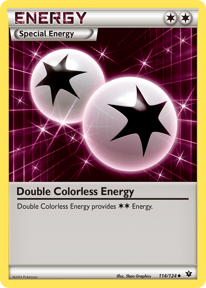 Double Colorless Energy (114/124) [XY: Fates Collide] Pokémon