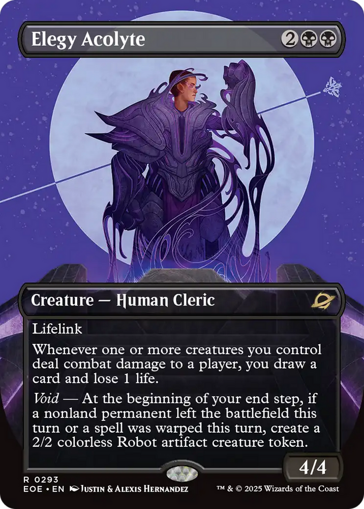 Elegy Acolyte (Borderless) [Edge of Eternities] Magic: The Gathering