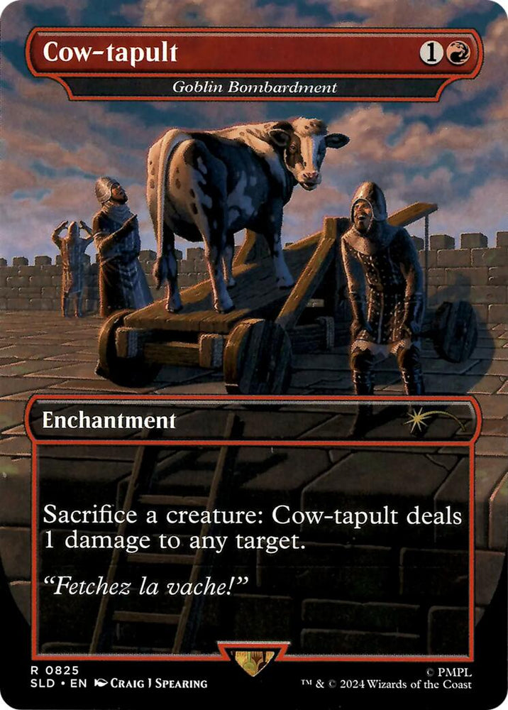 Cow-tapult - Goblin Bombardment [Secret Lair Drop Series] Magic: The Gathering