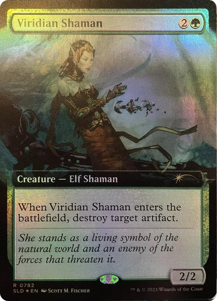 Viridian Shaman (Extended Art) [Secret Lair Drop Series] Magic: The Gathering