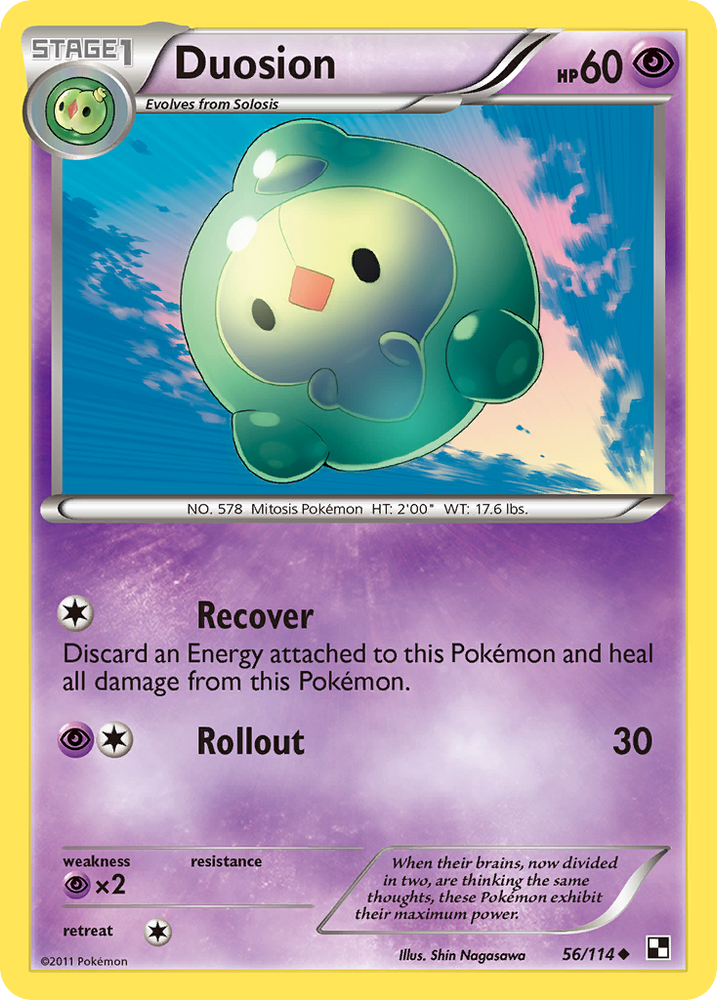Duosion (56/114) [Black & White: Base Set] Pokémon