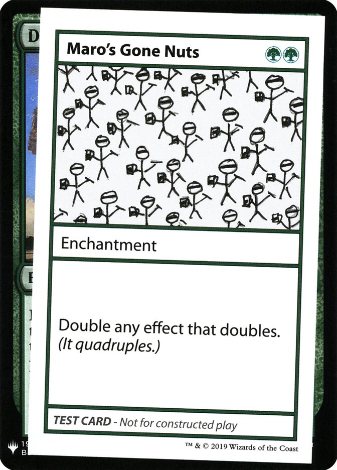 Maro's Gone Nuts [Mystery Booster Playtest Cards] Magic: The Gathering
