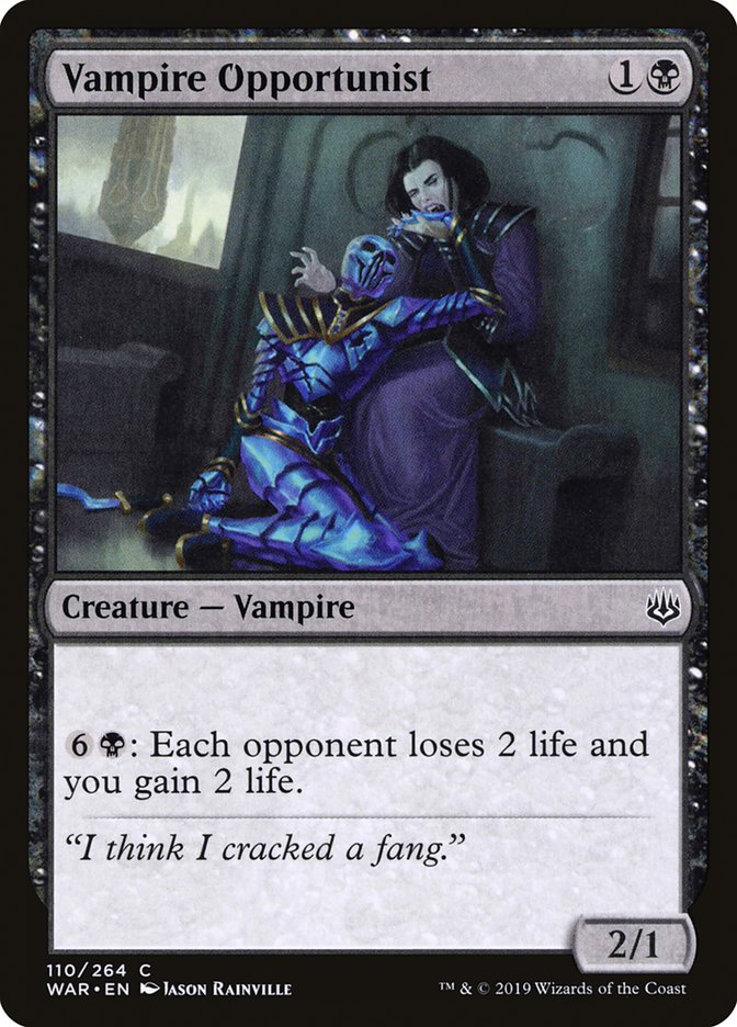 Vampire Opportunist [War of the Spark] Magic: The Gathering