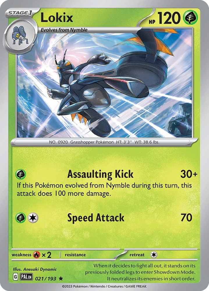 Lokix (021/193) (Theme Deck Exclusive) [Scarlet & Violet: Paldea Evolved] Pokémon
