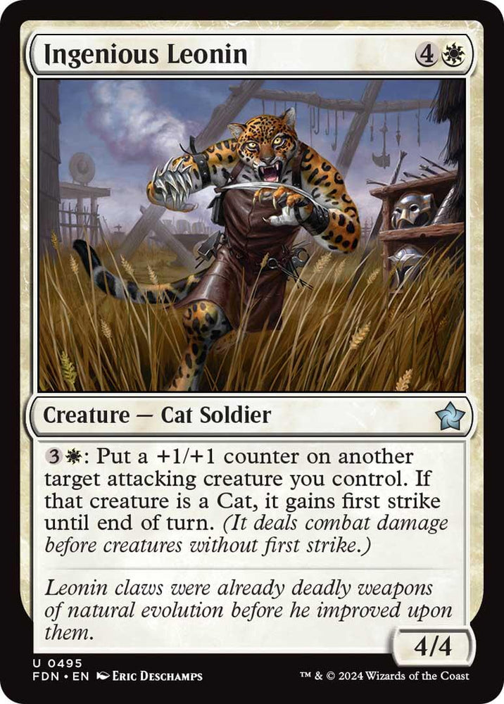Ingenious Leonin [Foundations] Magic: The Gathering