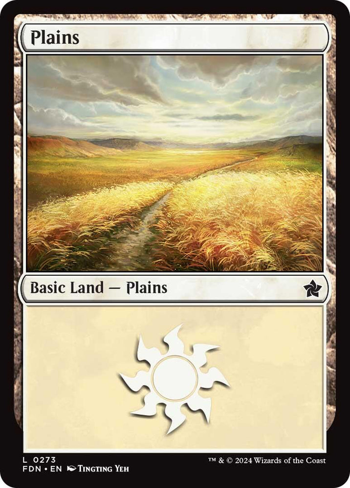 Plains (0273) [Foundations] Magic: The Gathering