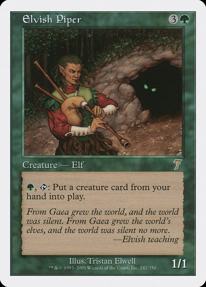 Elvish Piper [Seventh Edition] Magic: The Gathering