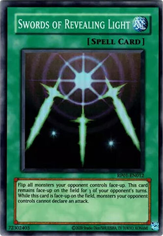 Swords of Revealing Light [RP01-EN012] Super Rare (2020 Reprint) - Yugioh Cards For Your TCG Needs!