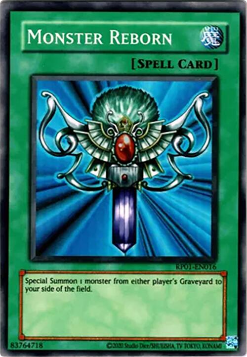 Monster Reborn [RP01-EN016] Super Rare Yu-Gi-Oh!