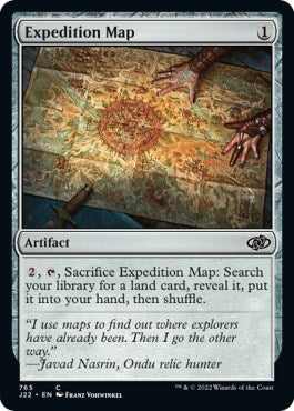 Expedition Map [Jumpstart 2022] Magic: The Gathering