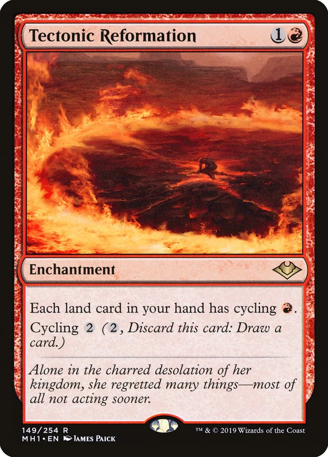 Tectonic Reformation [Modern Horizons] Magic: The Gathering