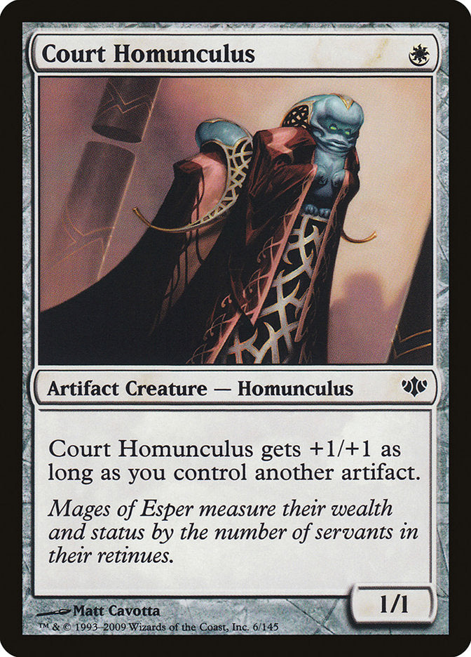 Court Homunculus [Conflux] Magic: The Gathering