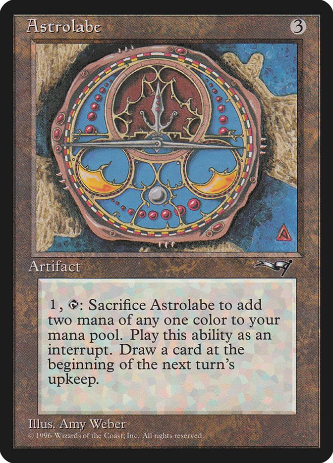 Astrolabe (Red Signature) [Alliances] Magic: The Gathering