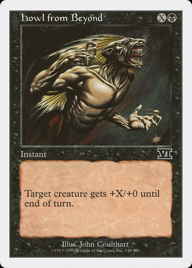 Howl from Beyond [Classic Sixth Edition] Magic: The Gathering