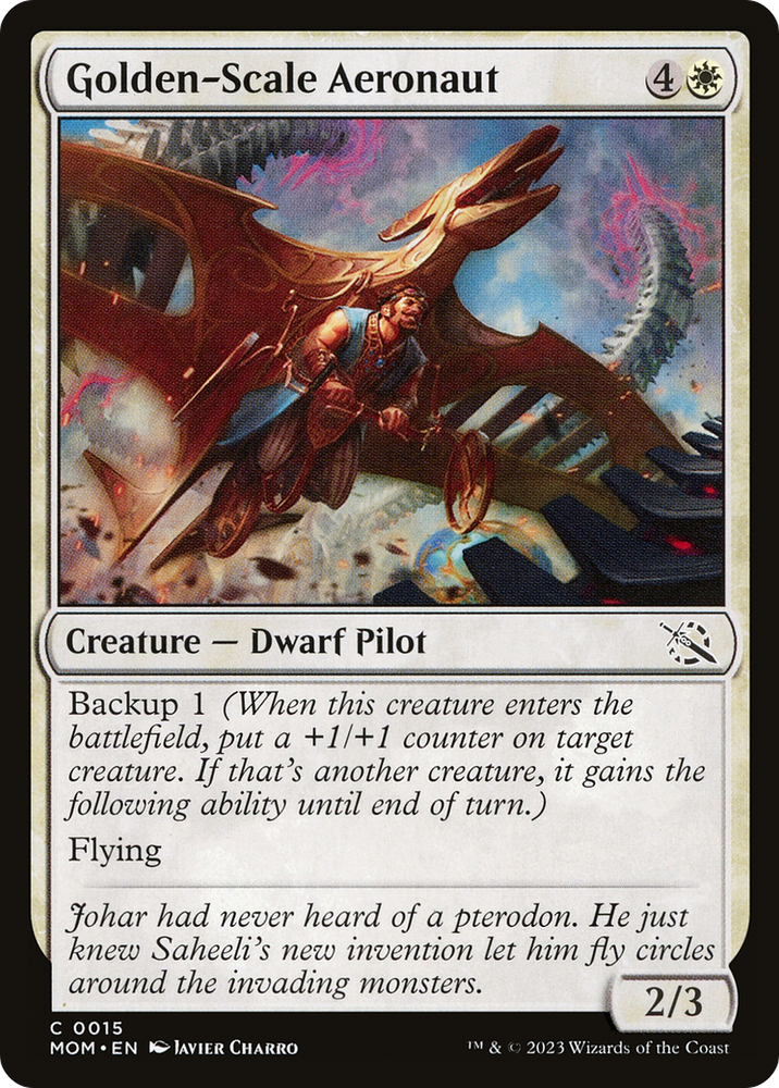 Golden-Scale Aeronaut [March of the Machine] Magic: The Gathering