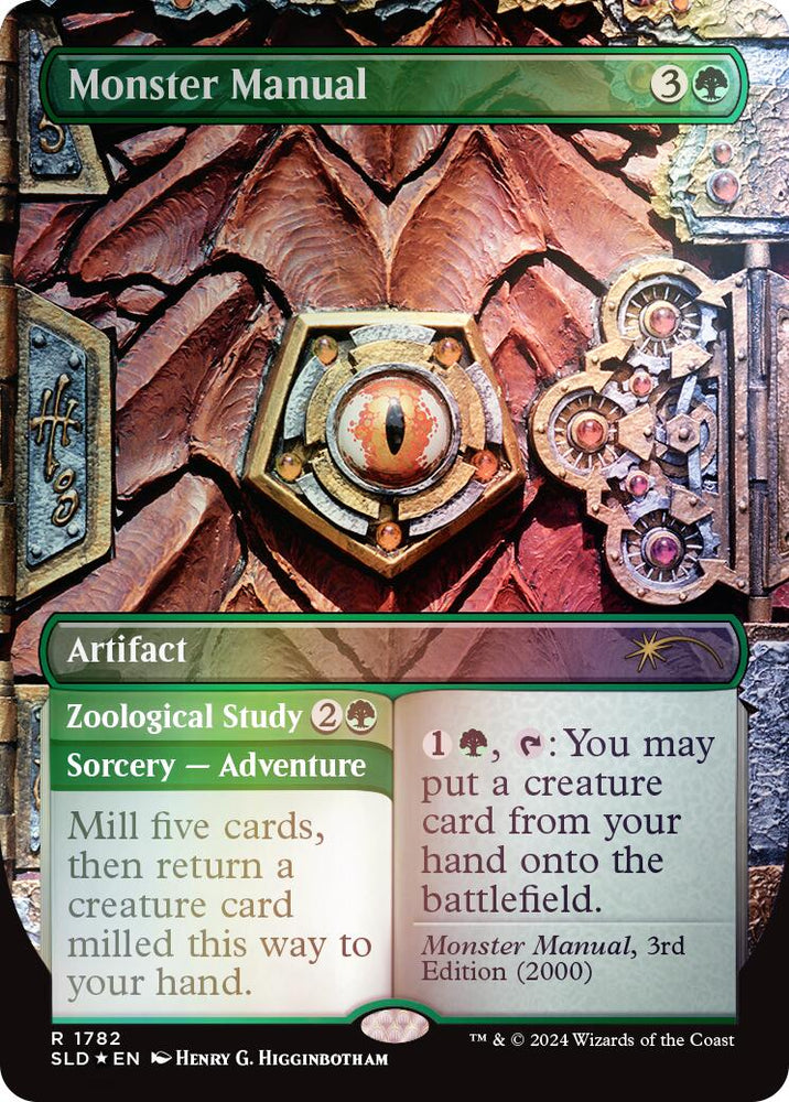 Monster Manual (Rainbow Foil) [Secret Lair Drop Series] Magic: The Gathering