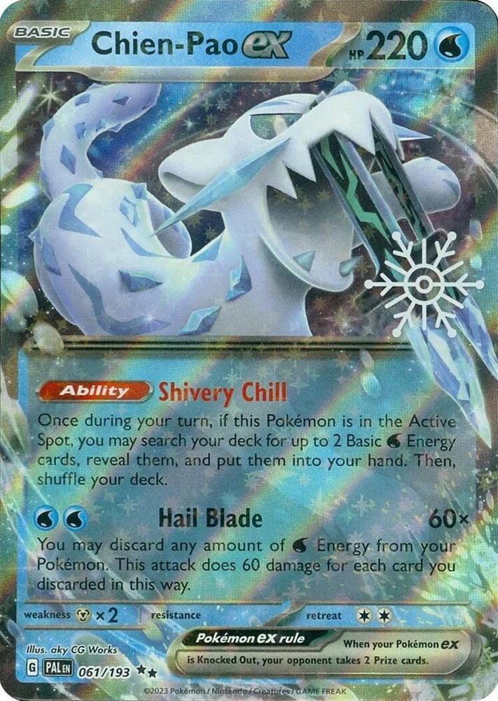 Chien-Pao ex (061/193) (Holiday Calendar) [Miscellaneous Cards] Pokémon