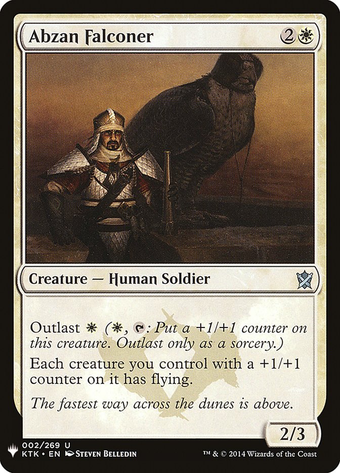 Abzan Falconer [Mystery Booster] Magic: The Gathering