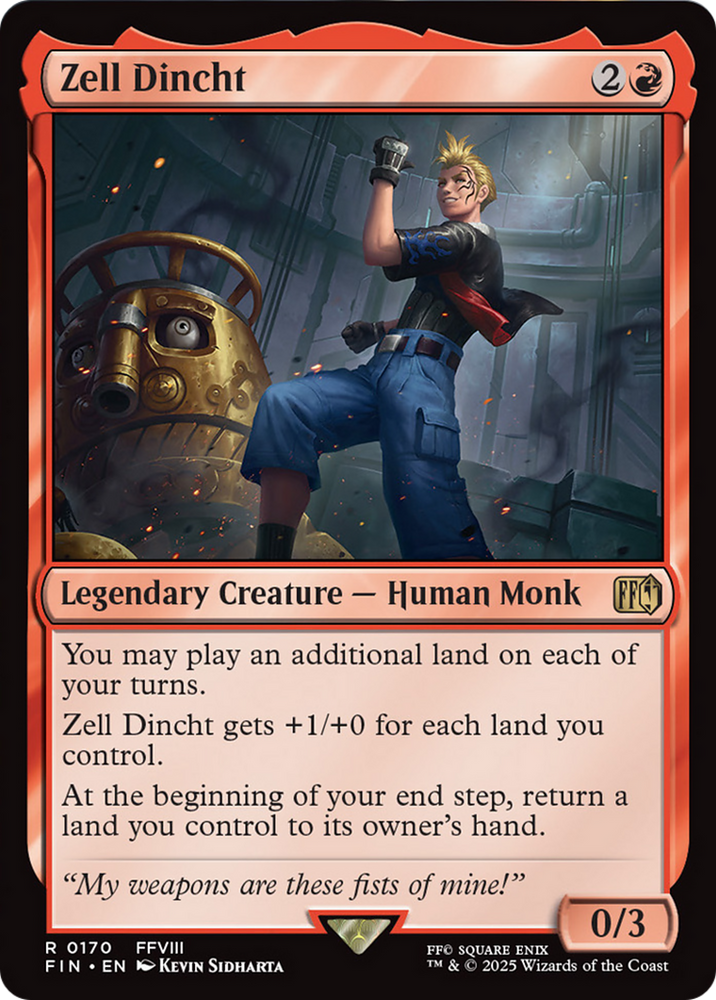 Zell Dincht [FINAL FANTASY] Magic: The Gathering