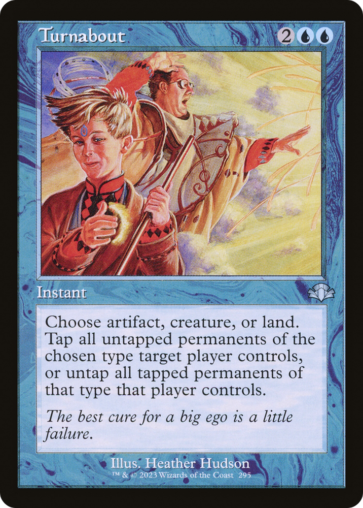 Turnabout (Retro) [Dominaria Remastered] Magic: The Gathering