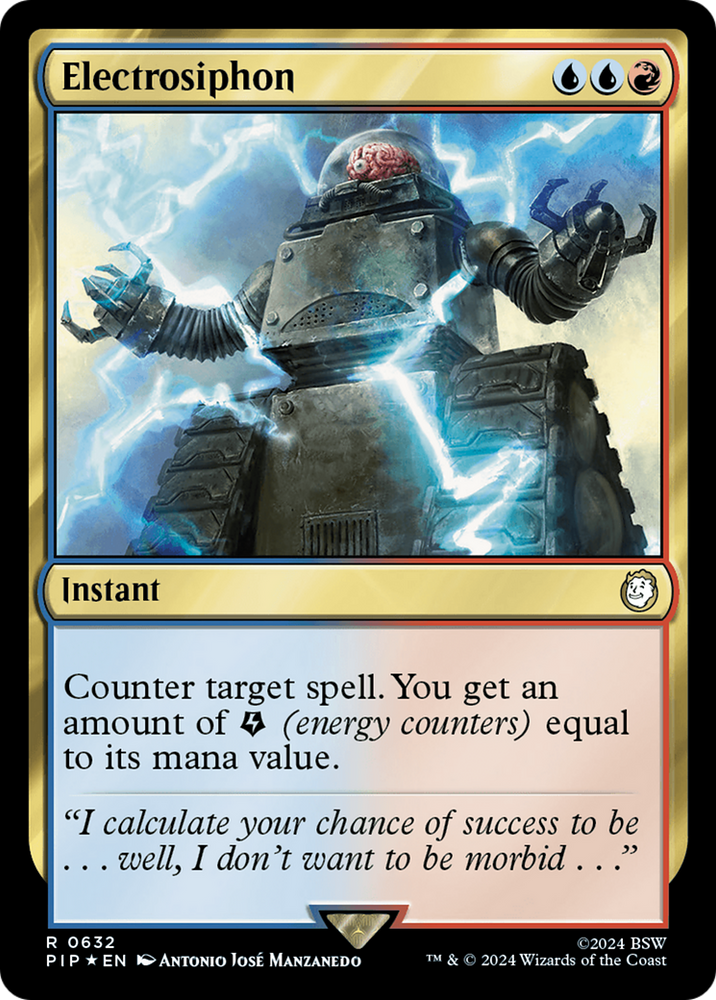 Electrosiphon (Surge Foil) [Fallout] Magic: The Gathering
