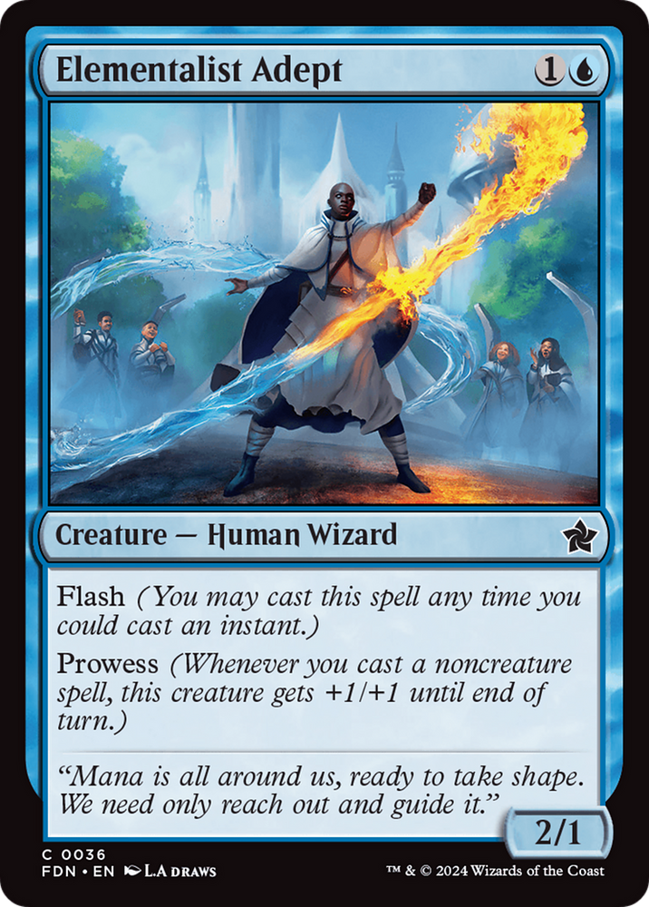 Elementalist Adept [Foundations] Magic: The Gathering