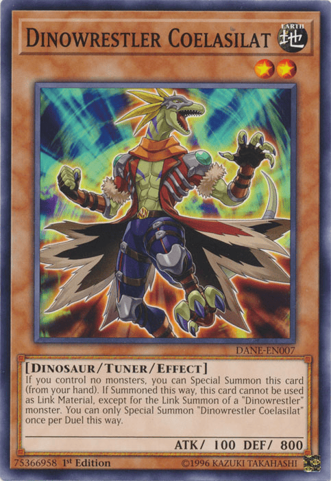 Dinowrestler Coelasilat [DANE-EN007] Common - Yugioh Cards For Your TCG Needs!