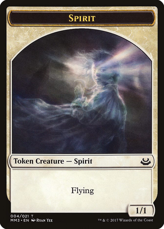 Spirit Token [Modern Masters 2017 Tokens] Magic: The Gathering
