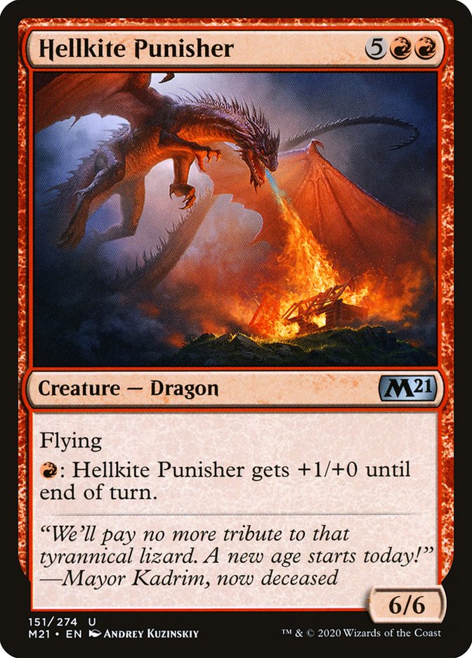 Hellkite Punisher [Core Set 2021] Magic: The Gathering
