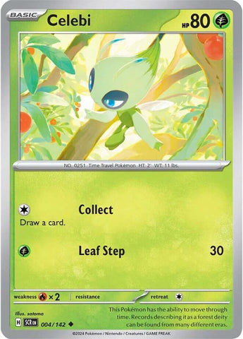 Celebi (004/142) [Scarlet & Violet: Stellar Crown] Pokémon