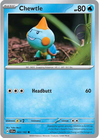 Chewtle (043/142) [Scarlet & Violet: Stellar Crown] Pokémon