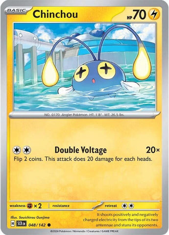 Chinchou (048/142) [Scarlet & Violet: Stellar Crown] Pokémon